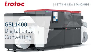 Digital Label Converting - Trotec GSL1400