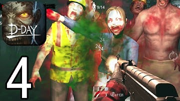 Zombie Hunter D-Day Survival Upto wave-25 Gameplay Walkthrough part-4
