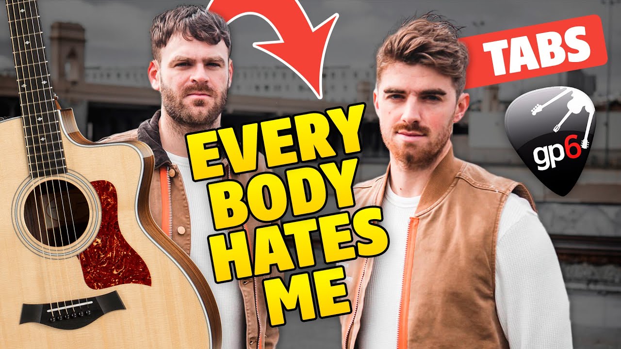 Chainsmokers – Everybody Hates Me. Табы для гитары. Аккорды и караоке