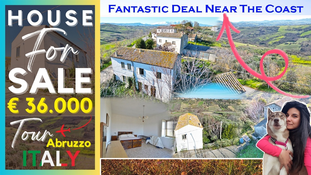 Your Italian Countryside Dream Home in Abruzzo Scerni is For Sale Near The Coast