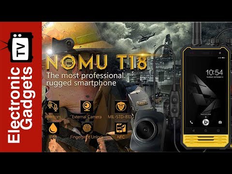 Nomu T18 Flagship Rugged Android Phone - 5200mAh, 4G, Walkie-Talkie