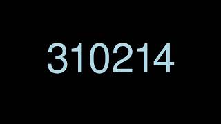 Computer counts up to 1 million (310001-320000)