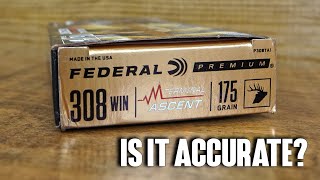 Federal .308 175gr Terminal Ascent (Is It Accurate?) by CaptainBerz 5,759 views 7 months ago 2 minutes, 39 seconds