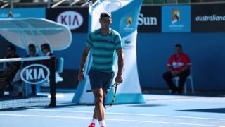 Rafa Nadal's hand - 2014 Australian Open
