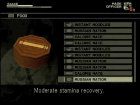Mgs Ration Let's Play Metal Gear Solid 3 Part 41: Life in Raiden's Shoes - YouTube