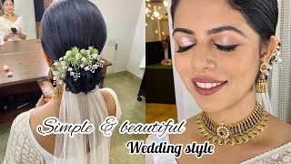 Bridal makeup and hair