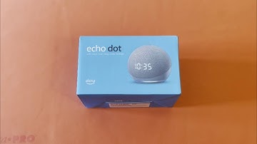 Amazon Echo Dot 4th Gen With Clock Unboxing