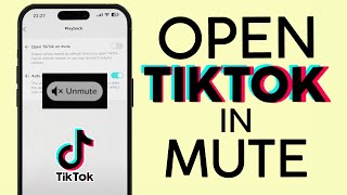 Cara Membuka Tiktok dalam Keadaan Bisu | Mematikan Volume Tiktok Saat Anda Membuka Aplikasi (2023)