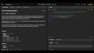 Leetcode - 278. First Bad Version || Binary Search