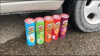 EXPERIMENT CAR VS PRINGLES 2