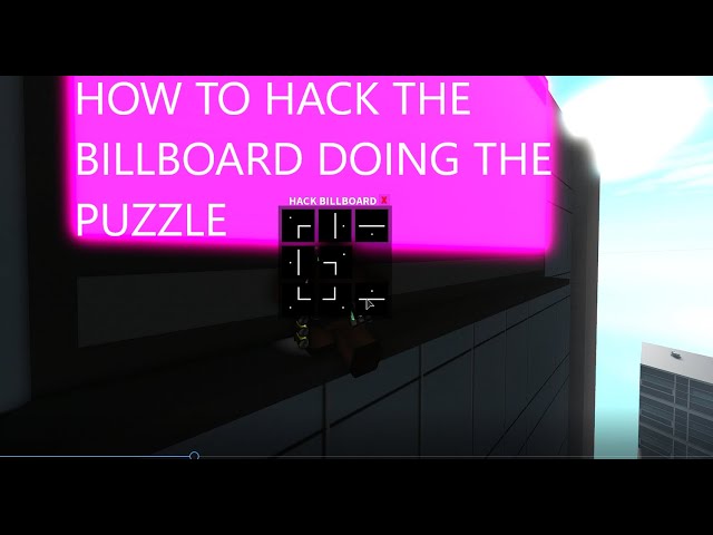 Hackable Billboards, Roblox Parkour Wiki