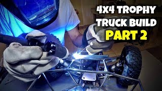 Custom 4x4 RC Trophy Truck Build - Part 2: Shocks/Sway Bar Mounts & Upper Chassis