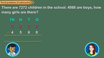 Word problem of subtractions