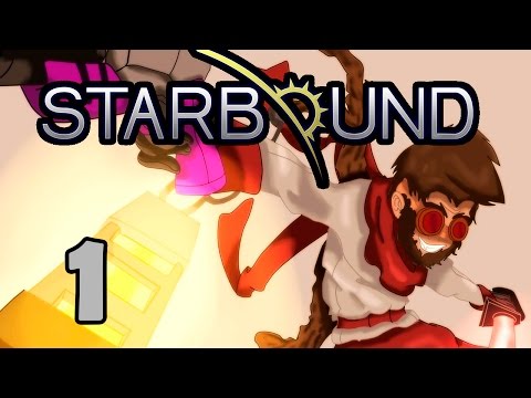 Прохождение Starbound (v.Glad Giraffe) #1 - Начало большого приключения!