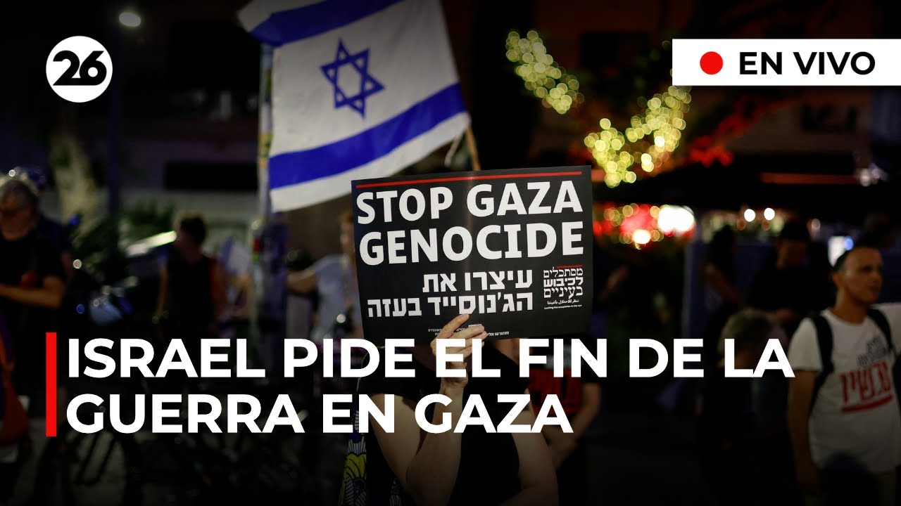 🇮🇱 EN VIVO | Miles de israelíes protestan en Tel Aviv 🚨 - YouTube