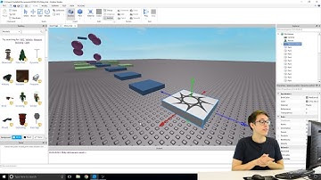 MAKE A GAME ON ROBLOX STUDIO! CODAKID