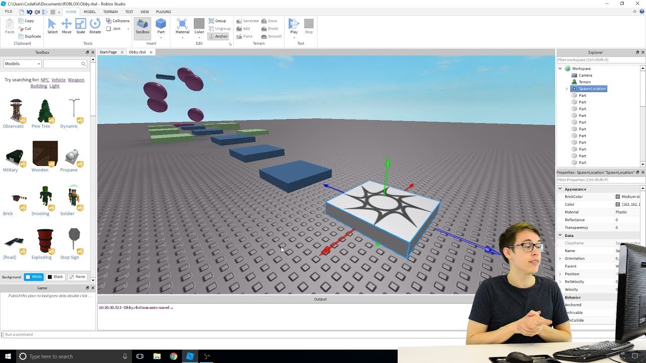Developing On Roblox