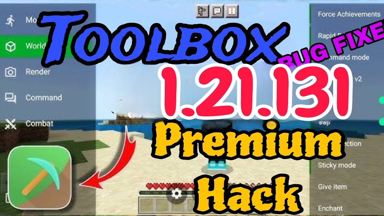 Toolbox 1.21.131  Premuim Apk| 32 bit minecraft Toolbox Download Mediafire Link || Best Hack Client