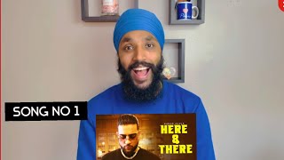 Here & There - Karan Aujla | B.T.F.U | REACTION