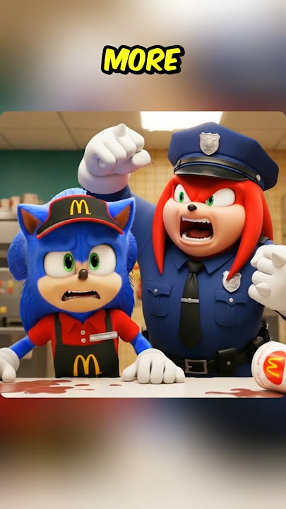 SONIC Gets REVENGE On KNUCKLES’ Milkshake! 🌶️😂 #sonic #funny
