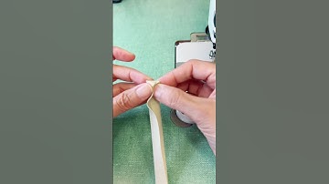 Easy way to finish a strap #sewingsecrets #sewingideas #diy #sewingstraps