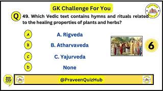 Quiz On Vedic Culture Age | GK  Quiz In English | Ancient History Question Answer #gkquestion #quiz screenshot 5