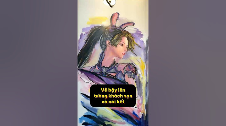 Vẽ bậy lên tường #12: Vẽ anime lên tường khách sạn #painting #vetranh