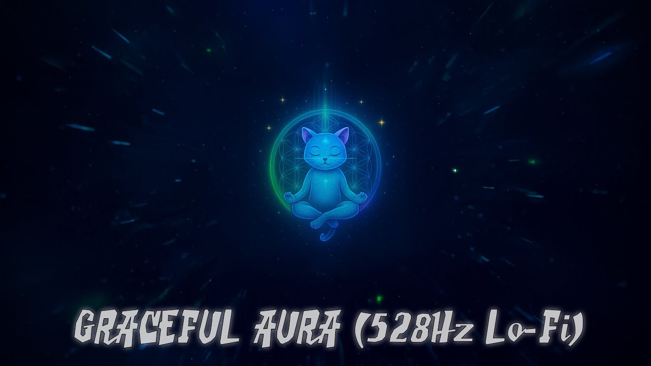 "Graceful Aura" • Solana Memecoin • 528Hz Music Visualizer