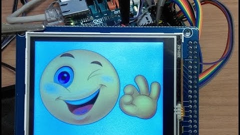 Screen bmp file from SD card on TFT display