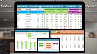 Finance and Accounting Risk Management KPI Dashboard in Excel