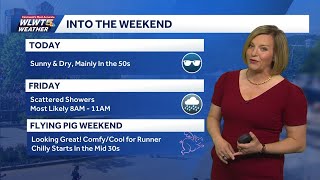 Some Showers to Start Flying Pig Weekend