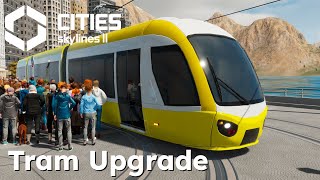 Cities Skylines 2 Gameplay | Tram Upgrade