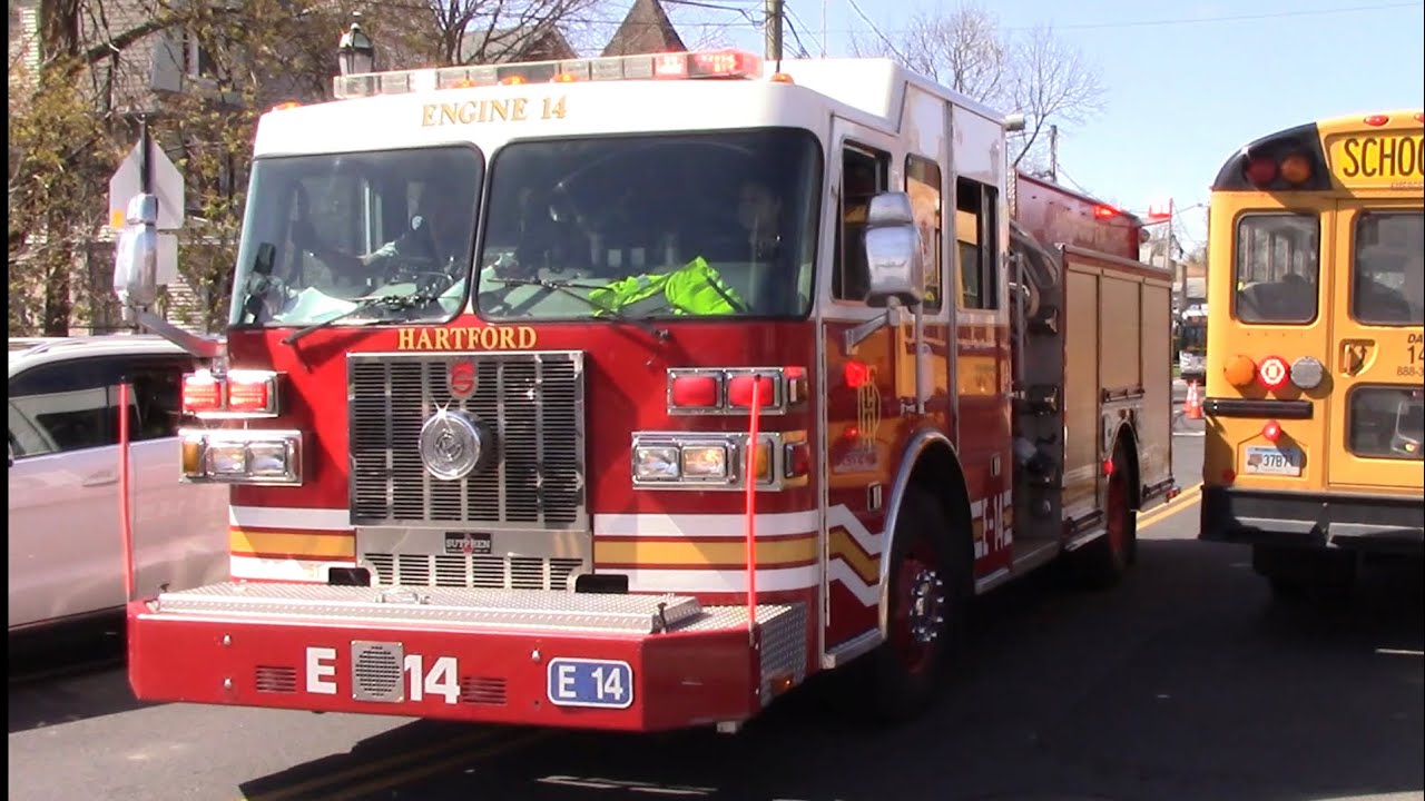 Hartford Fire Department Engine 14 Responding - YouTube
