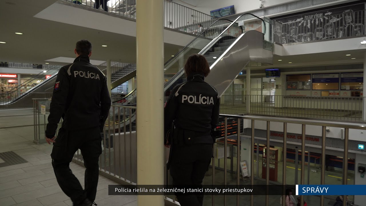 Polícia riešila na železničnej stanici stovky priestupkov