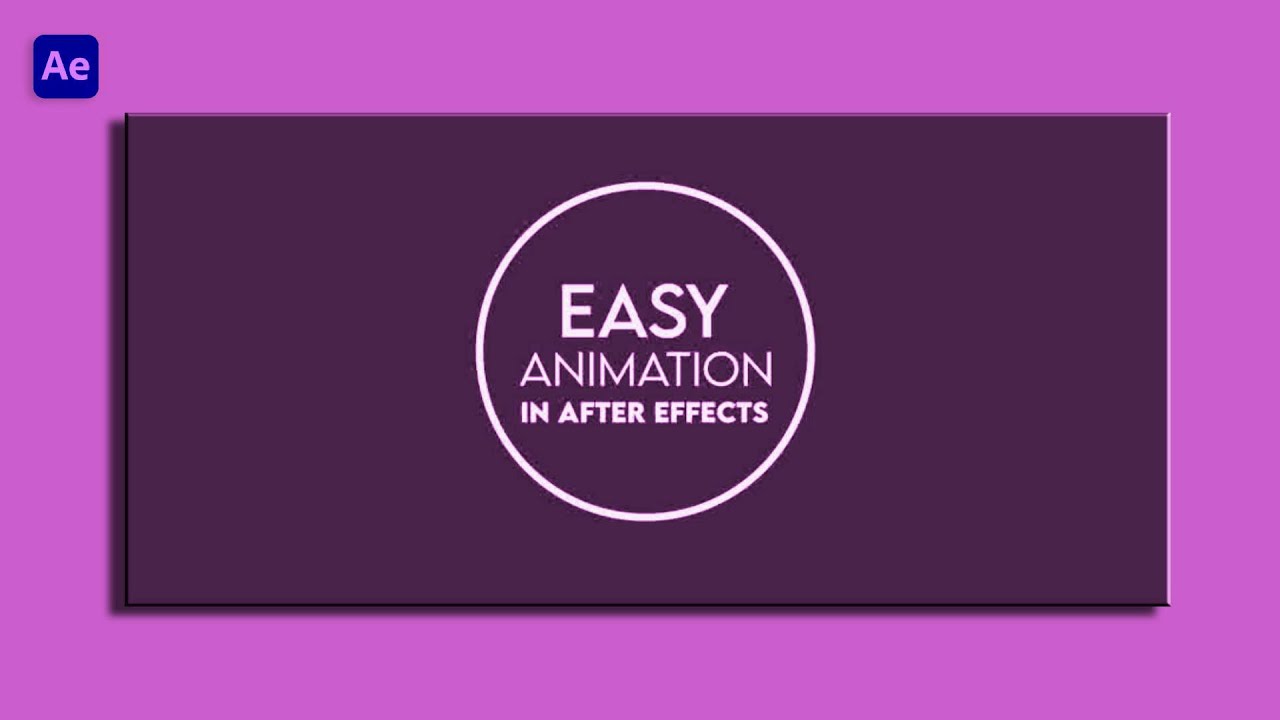 Five Simple Animation Techniques in After Effects for all Beginners ...