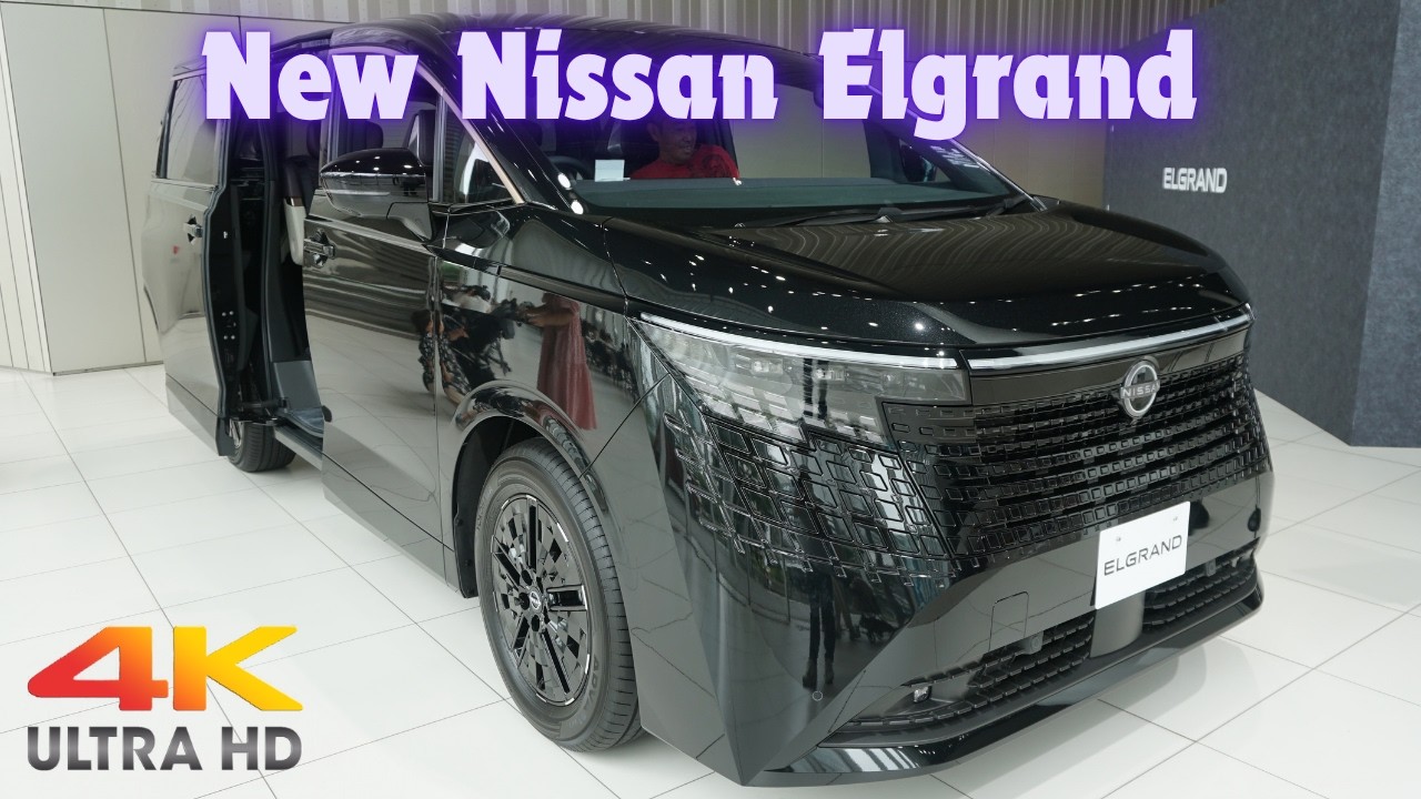 Nissan Elgrand ブラック 新型日産エルグランド Ge-4ORCE 2026年モデル - NEW 2026 NISSAN