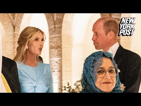 Ivanka Trump seen chatting with Prince William at Jordan royal wedding