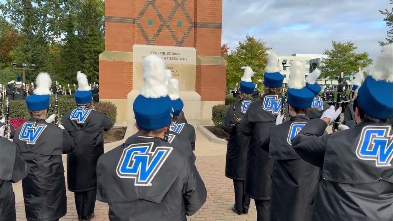 GVSU Marching Band Clock Tower 10/7/2023 YouTube