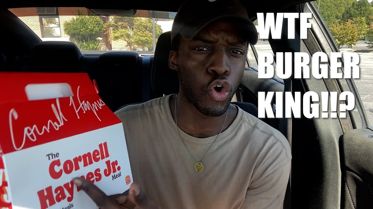 I got played! BURGER KING’S NEW CORNELL HAYES Jr. aka Nelly MEAL