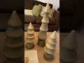 Thrifted Wooden Christmas Tree | Crate &amp; Barrel Inspired DIY Look for Less #shorts #diy #christmas