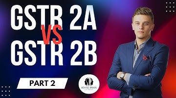 Difference Between GSTR 2A and GSTR 2B | Part 2 | #gstr2a  #gstr2b  #gst