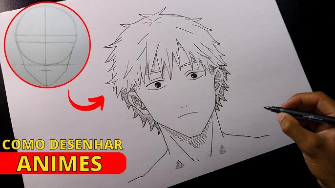 Aprenda a desenhar caras de anime do SCRATCH para ADVANCE