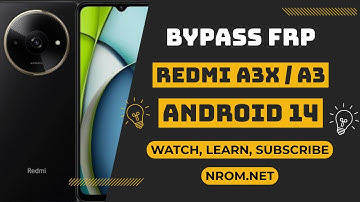 Bypass Frp Redmi A3X / A3 Android 14 Without Pc Step By Step