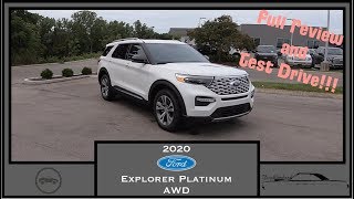 2020 Ford Explorer Platinum AWD|Walk Around Video|In Depth Review|Test Drive 2020 Ford Explorer Platinum Review Showcase