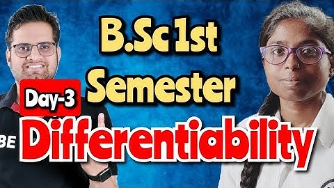 Differentiability!Day-3#bedkdian #mjpru #bsc1stsemester #math