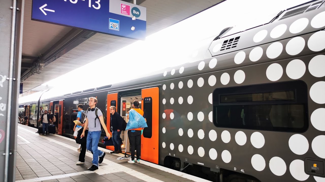 RRX National Express Mitfahrt im RE 6 von Bielefeld Hbf bis Minden im Siemens Desiro HC