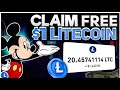 Get Paid $1 Free Litecoin Every 2 Minutes! FREE LTC