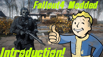 Fallout 4 Ultra Modded Intro! | Part 1 (4k Graphics) (Fo4 Weapon Mods)
