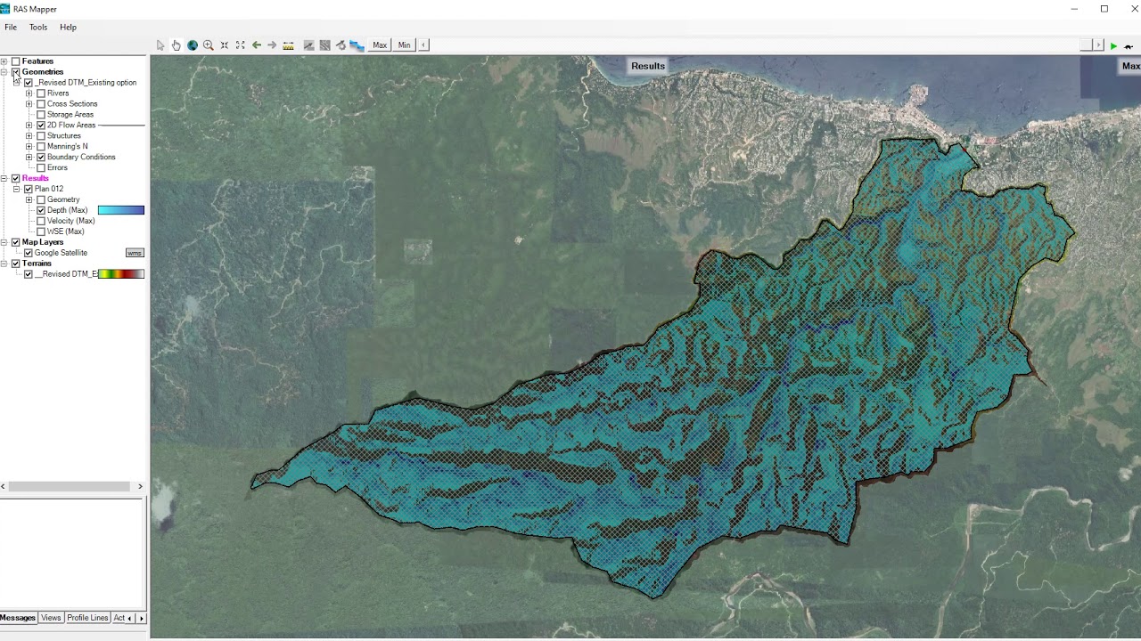 Hec-RAS 2D flood modelling-basic - YouTube