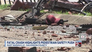 Fatal crash in East Nashville highlights pedestrian safety